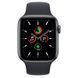 Apple Watch SE GPS + Cellular 40mm Space Gray Aluminum Case with Black Sport B. (MYED2) / MYEK2 321376 фото 2
